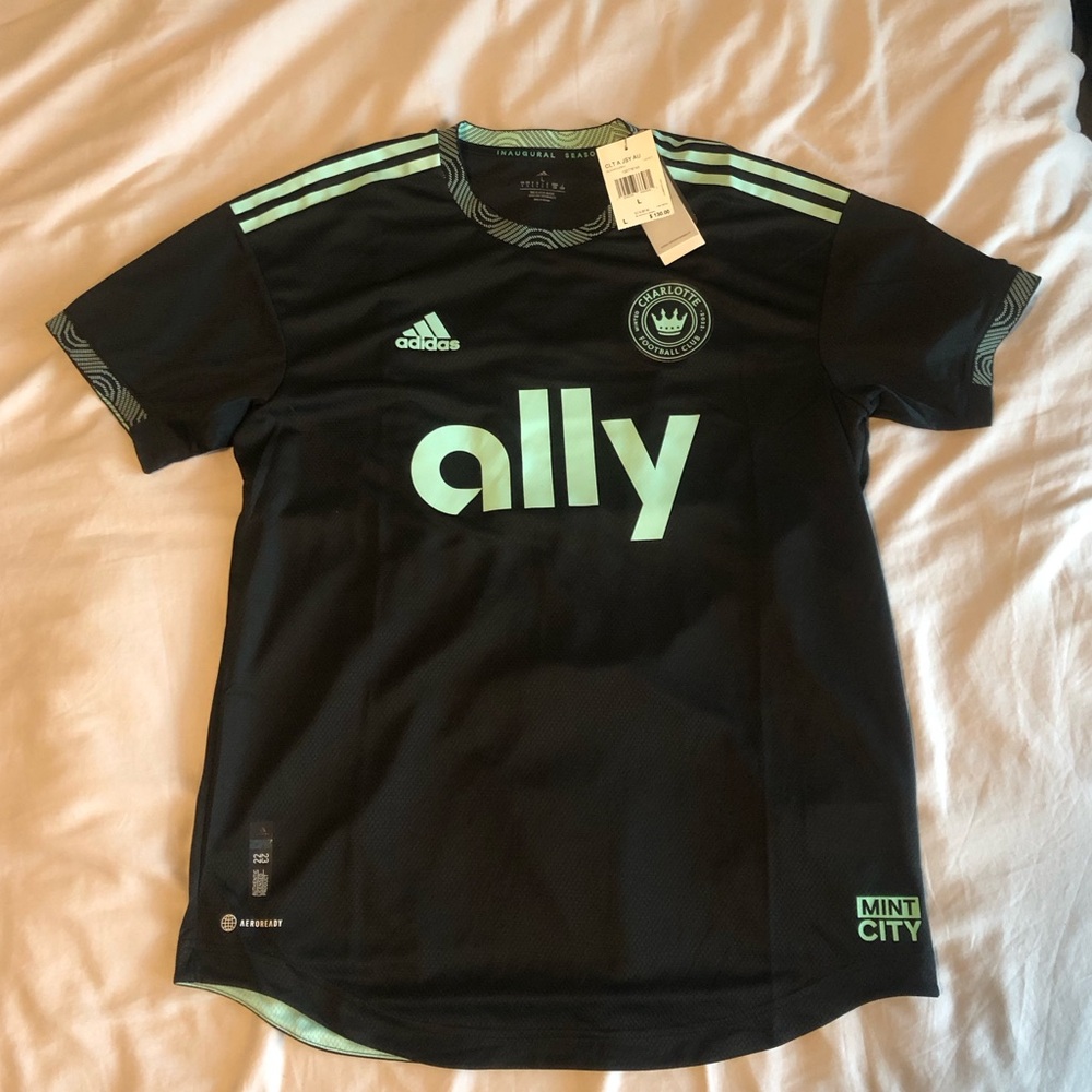 Charlotte FC Inaugural season authentic away jersey